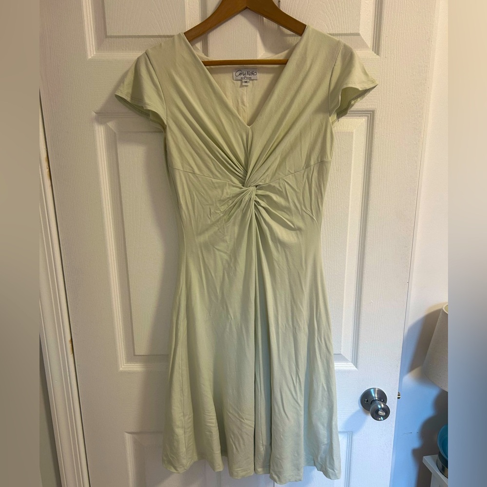 Amy Matto Light Green Dress- Size M